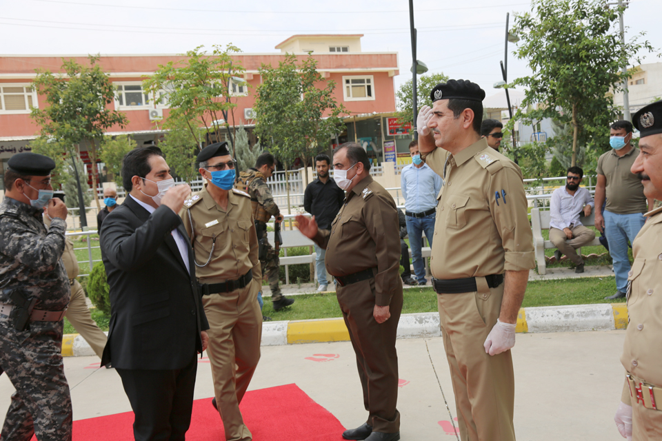 بریکارى وەزیرى ناوخۆ سەردانى پاسپۆرتى سلێمانى کرد